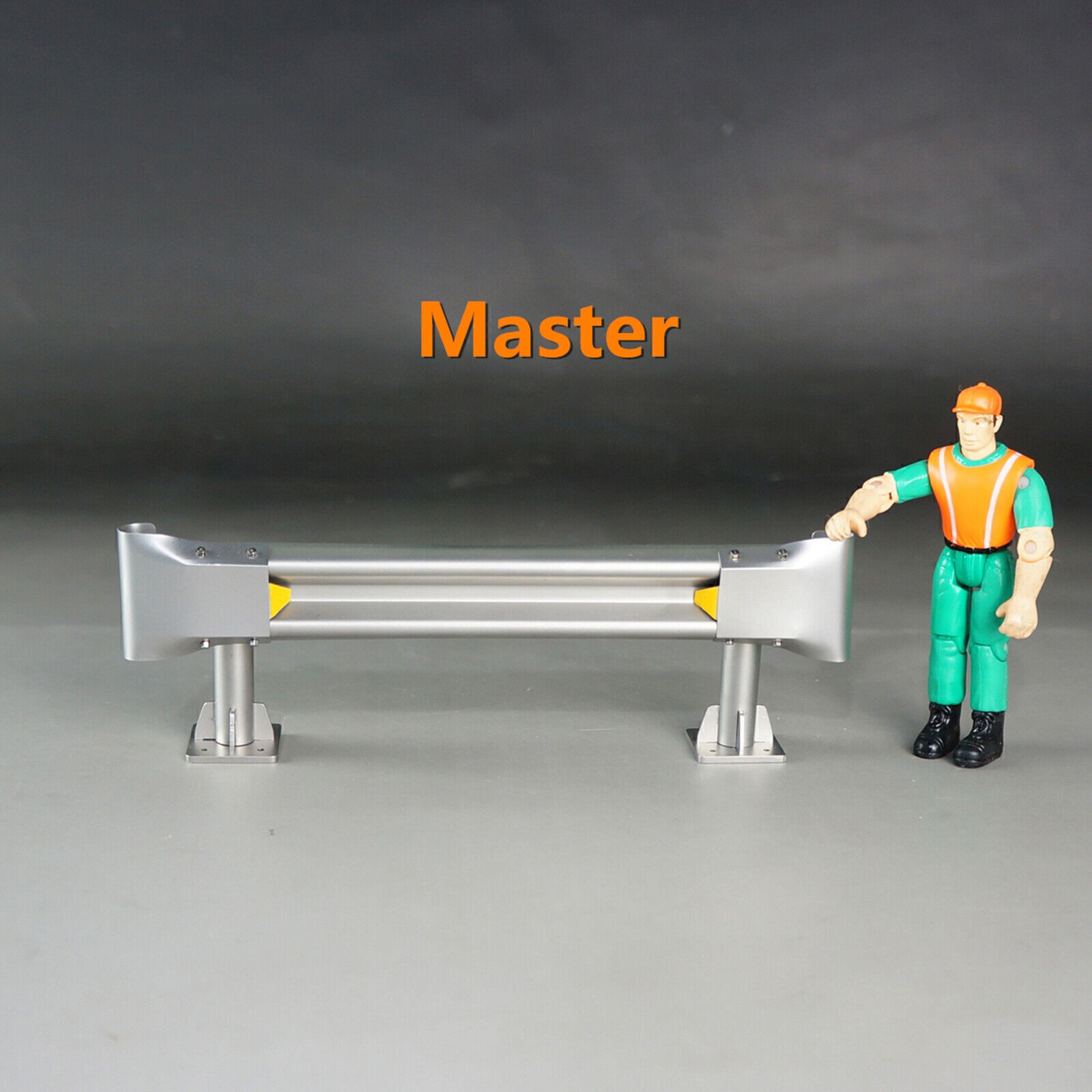 Metal Highway Guardrail for 1/14 Tamiya Tractor Truck 1/10 RC Climbing Car Parts