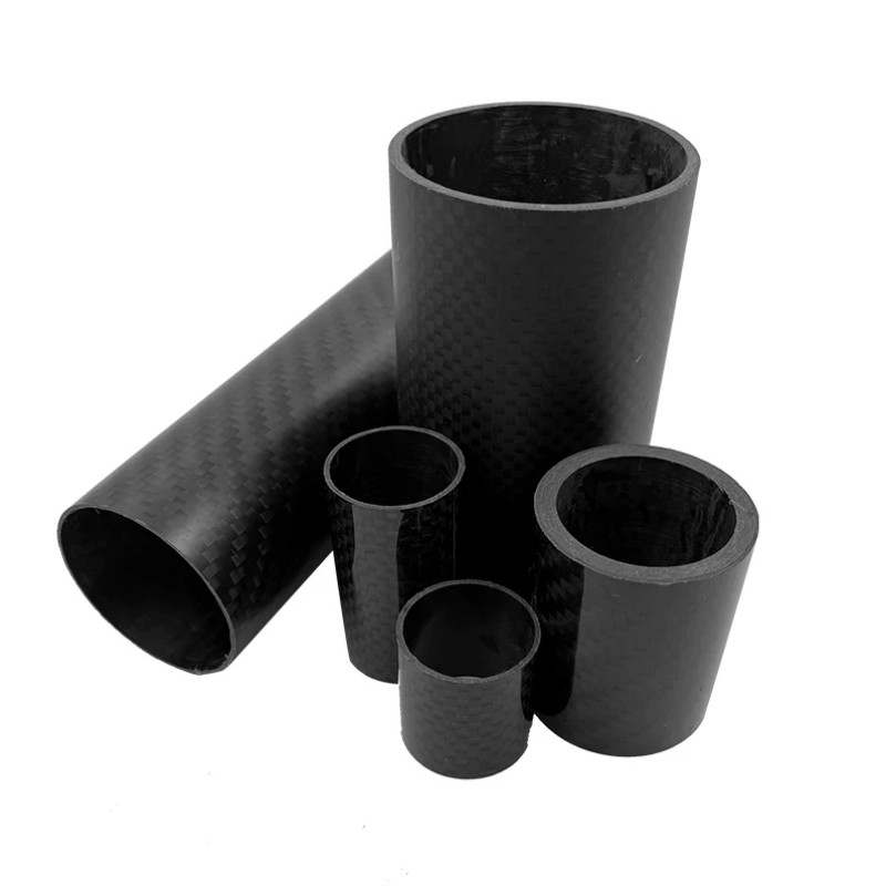 3K Carbon Fiber Tube OD39 40mmxID 34mm 35mm 36mm 37mm 38mm x 500mm Rolled Poles