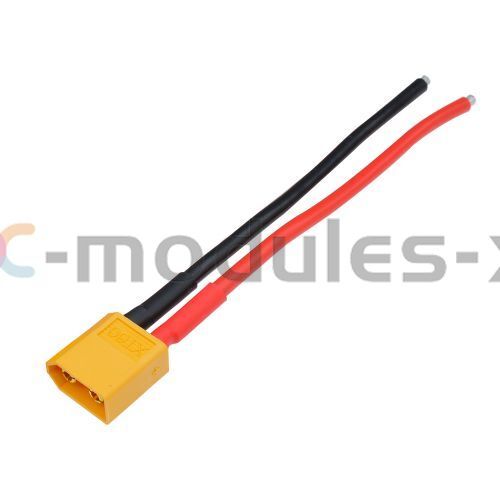 XT60 Male / Female Connectors 10CM Silicone Wire Cable 14 AWG For Lipo RC ESC