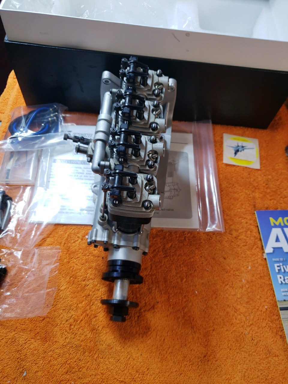 OS Engine – OS IL-300 Four Cylinder Inline Four Stroke RC Motor – New