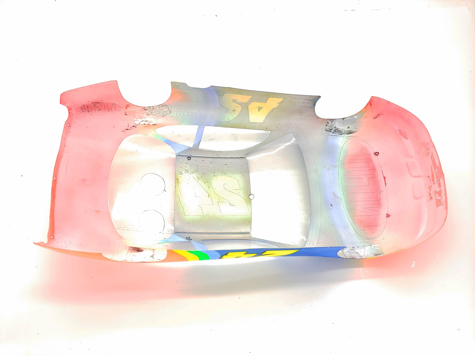 Vintage Wood Racing 1/10 RC Pan Car Body: CUSTOM PAINTED JEFF GORDON DUPONT #24