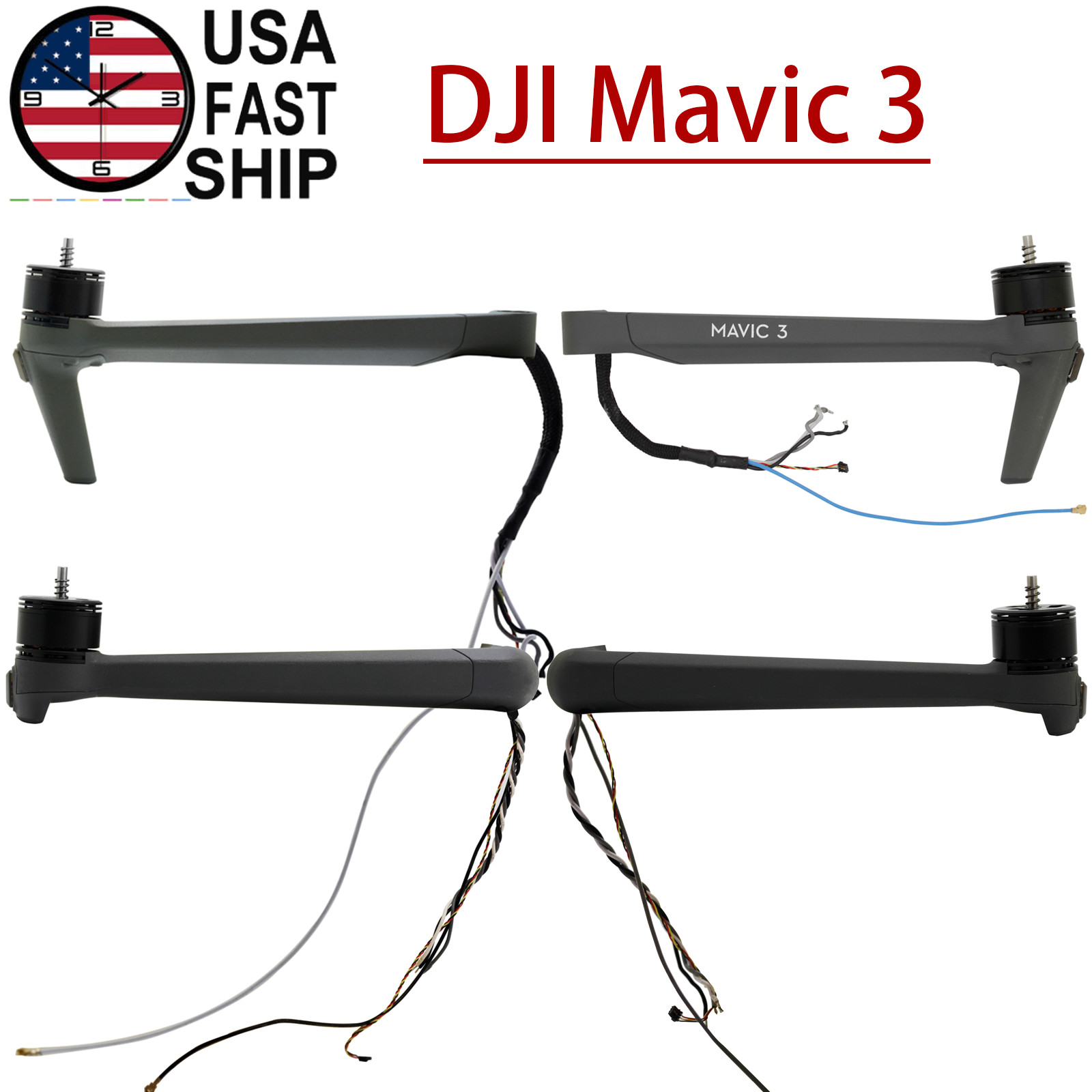 OEM Left Right Front Rear Arm Shell + Motor LED Cover For DJI Mavic 3 Drone Lot