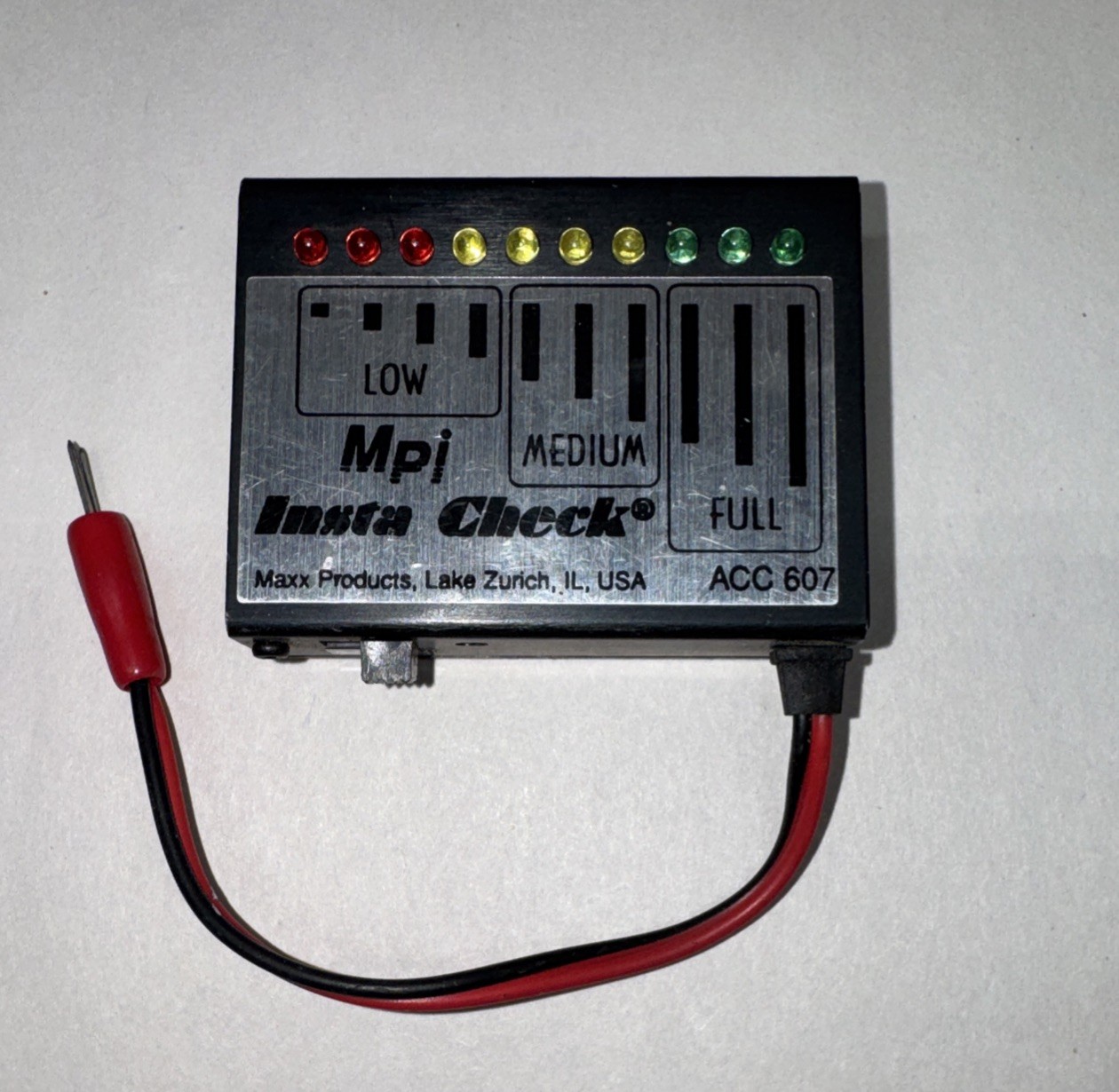 Mpi Maxx Products Insta Check 4.8-6V NIMH NICD RC Reciever Battery Checker
