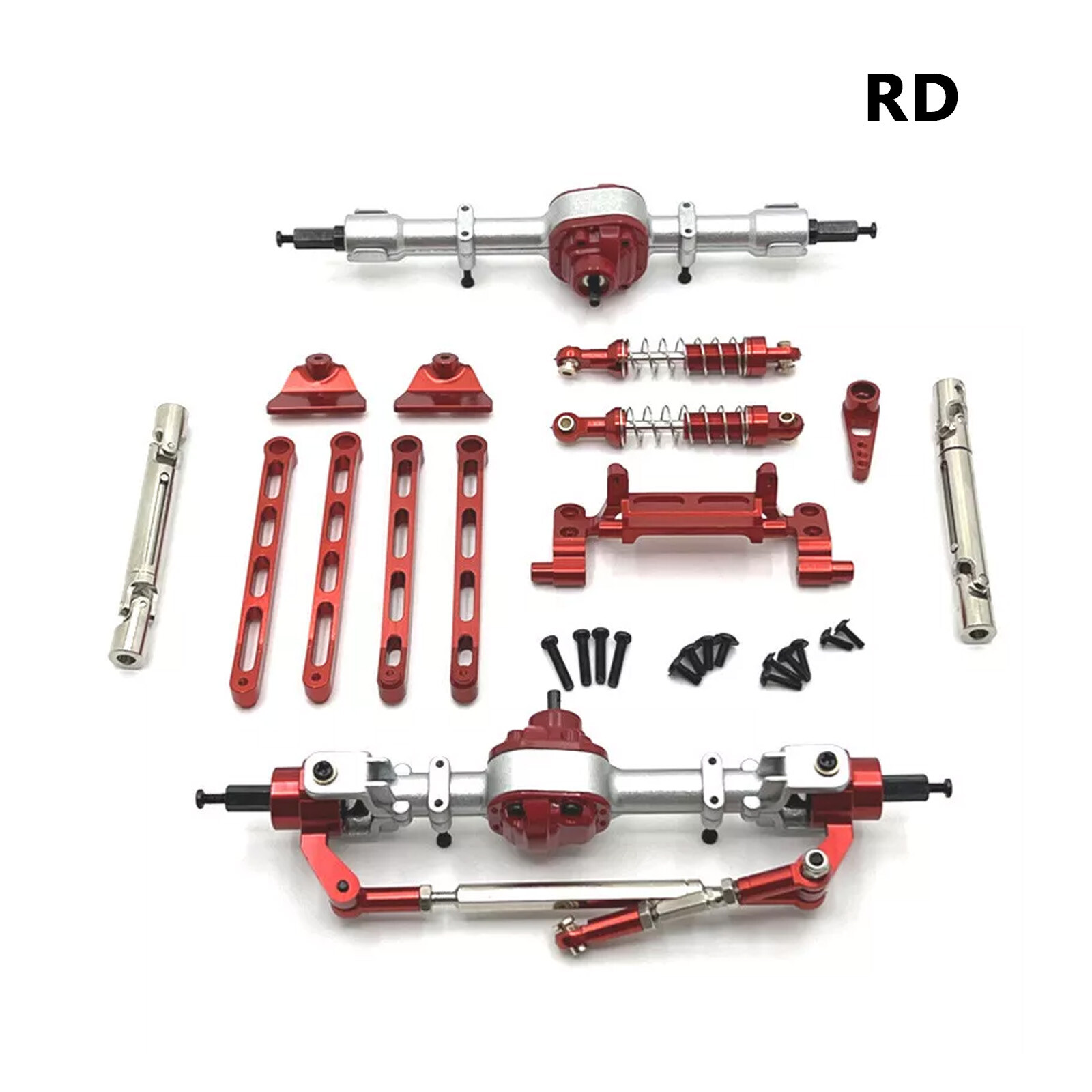 For 1/12 MN82 LC79 MN78 RC Upgrade Parts Full Car Metal Assembly Kit Replacement