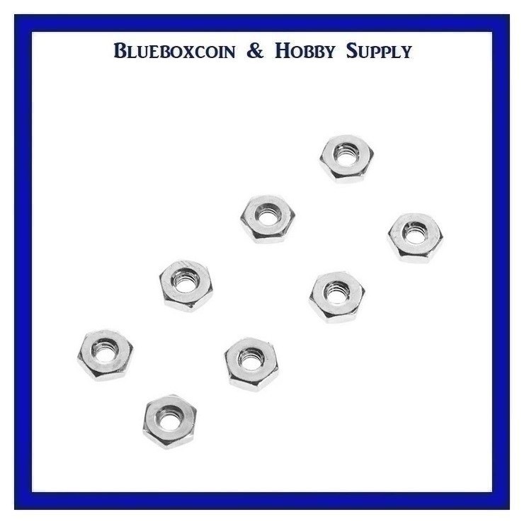 GREAT PLANES 4-40 HEX NUTS ( PACKAGE OF 8 )( PART # GPMQ3304 )