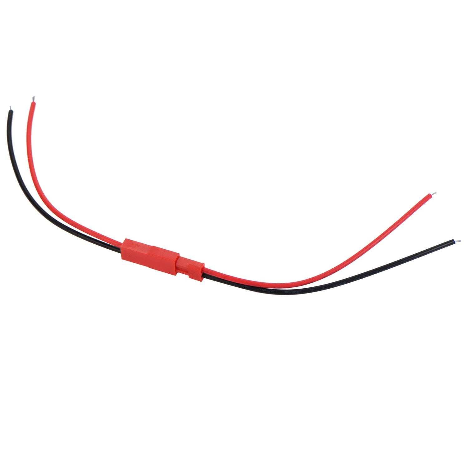 eBoot 20 Pairs 22 AWG JST Plug Connector 2 Pin Male Female Plug Connector Cable