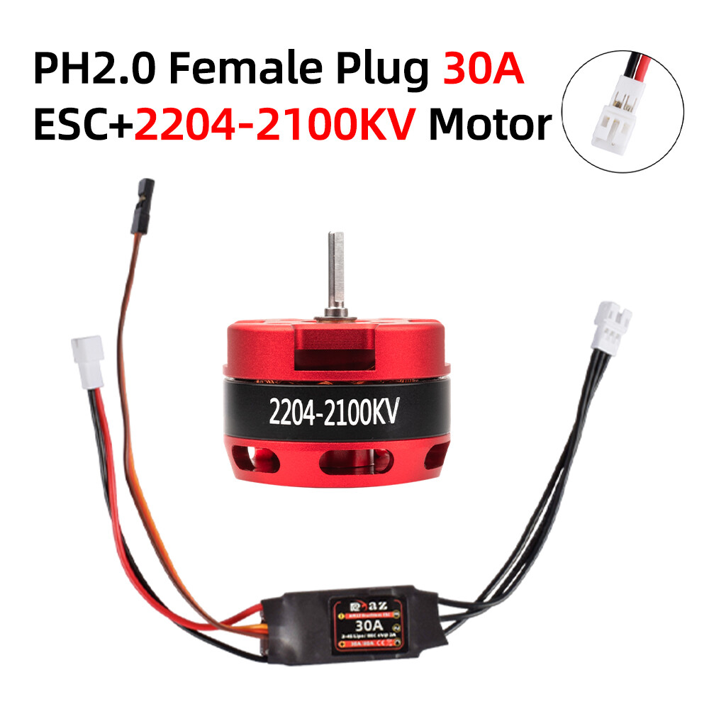 9IMOD 1224 1621 2204 Motor 30A ESC Brushless Combo For RC 1/18 1/24 Crawler Car