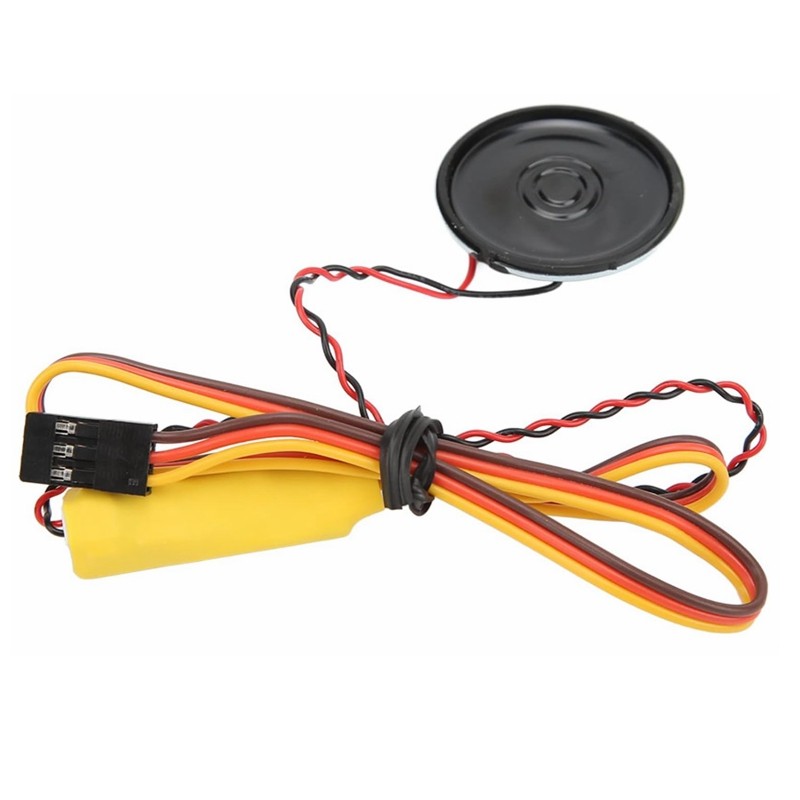 Control For 1/8 1/10 RC Car TDM 90dB RC Mini Siren Horn Speaker Manual Remote