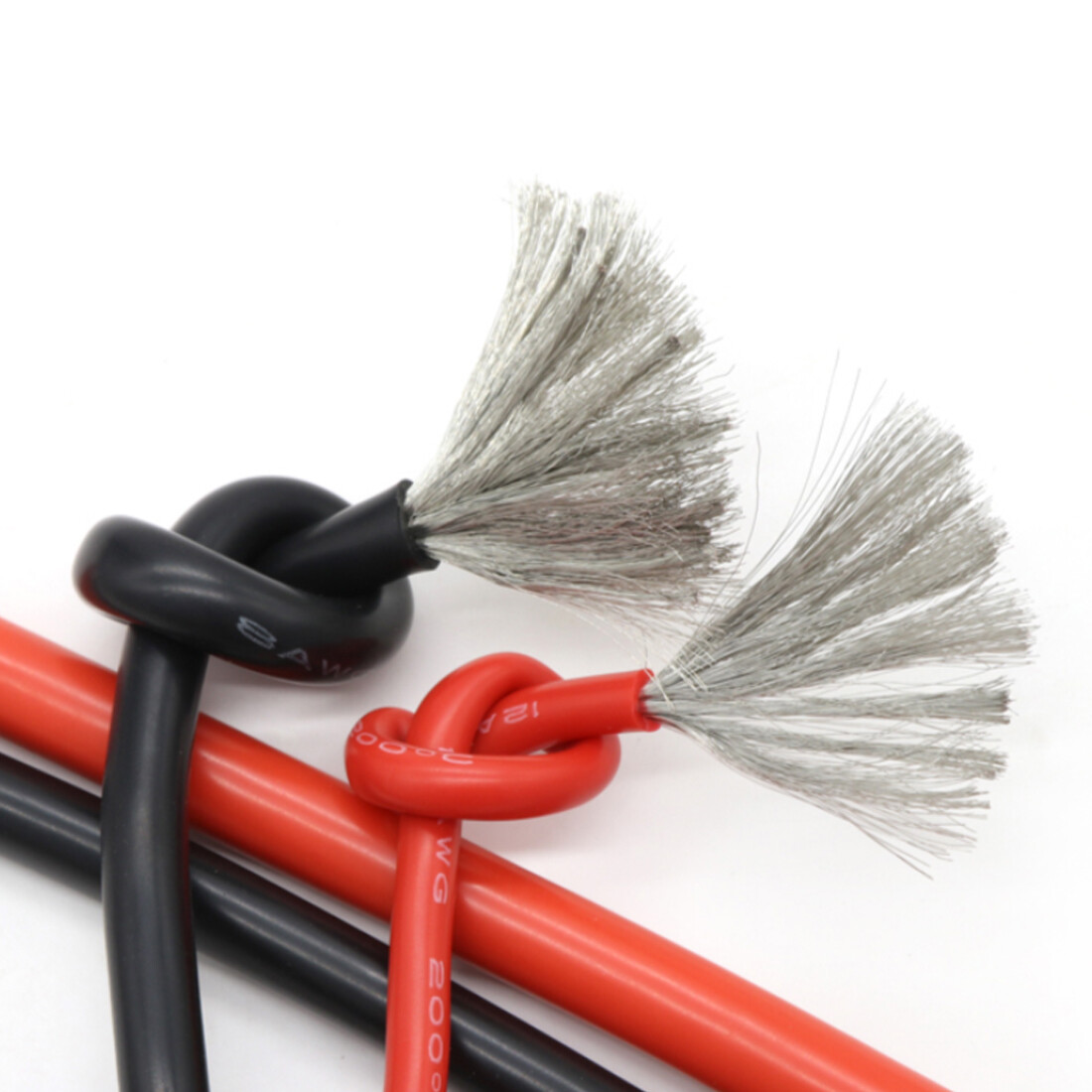 Flexible Soft Silicone Wire Cable Copper 2/4/6/7/8/10-30AWG 0.08mm Tinned Copper