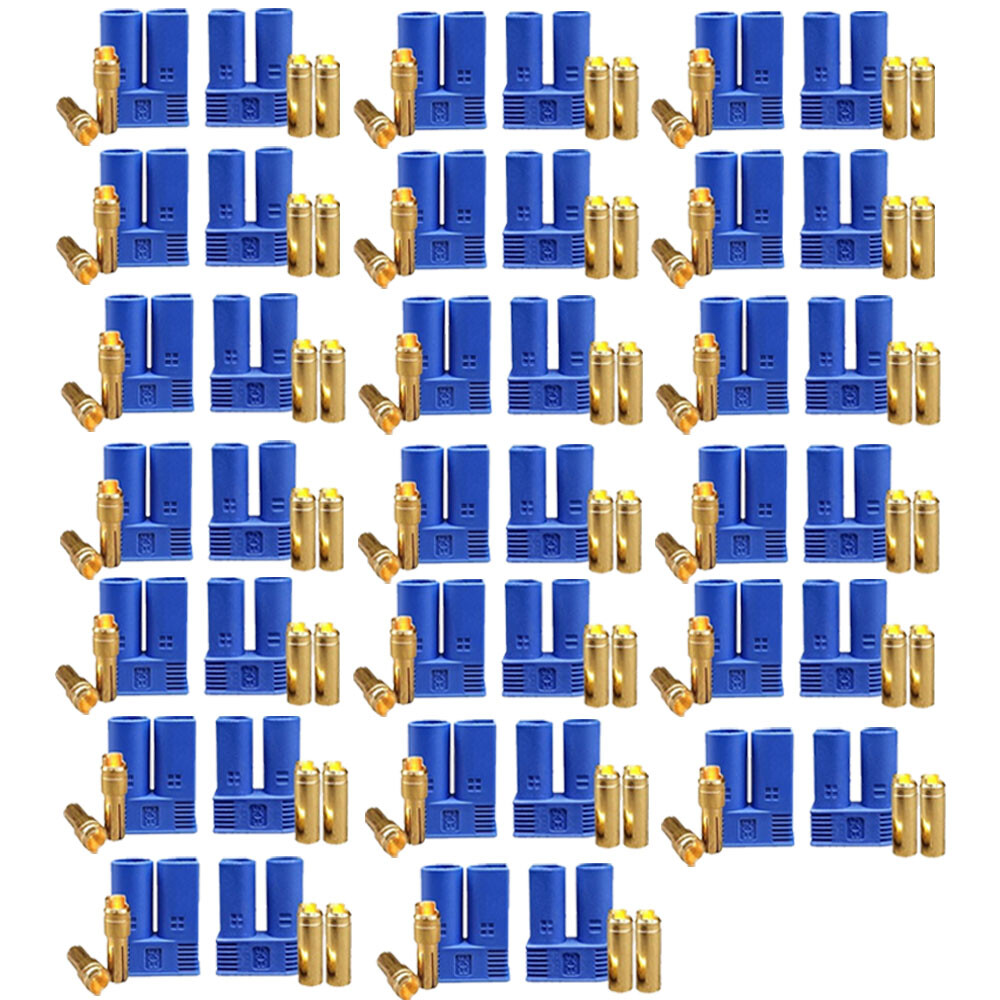 20 Pairs- For EC5 Device Connector Plug For RC Car Plane Helicopter Battery Lipo