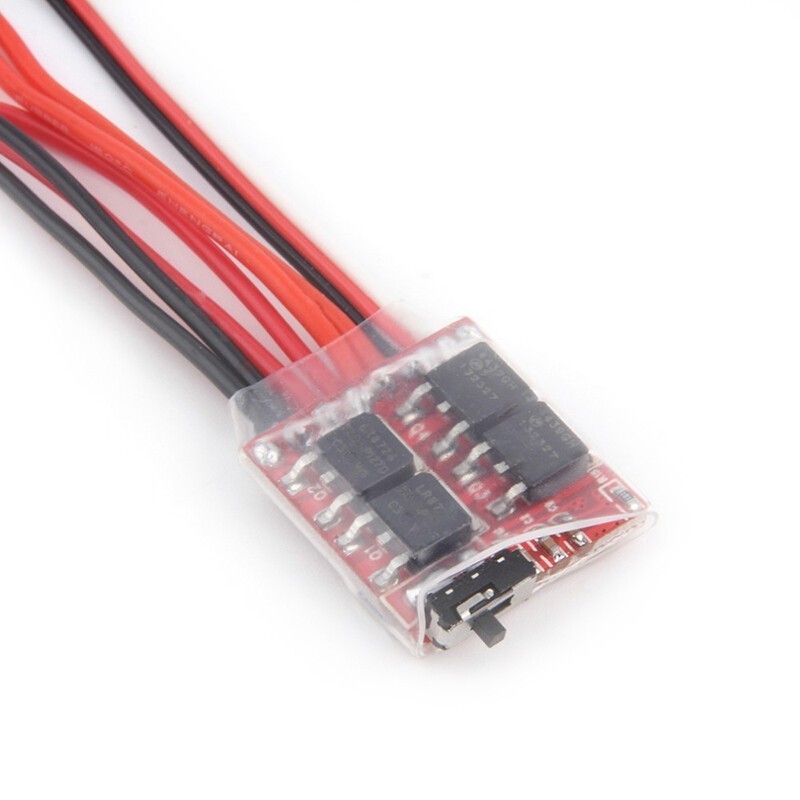 20A Brush ESC Brake Motor Speed ESC for 1/18 1/16 Remote Controller RC Boat Car