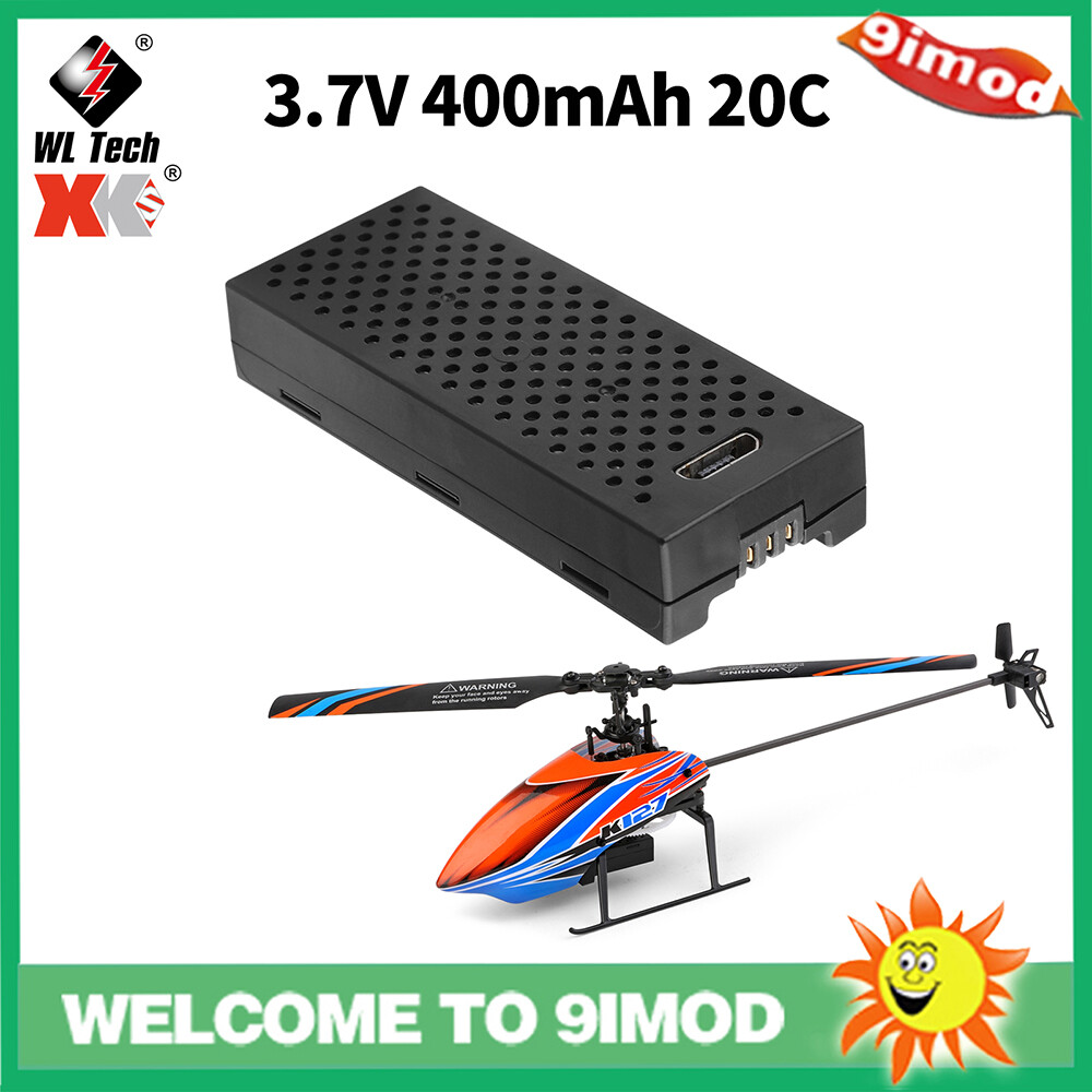 WLtoys XK K127 Battery 3.7V 400mAh 20C RC Helicopter Spare Parts K127.0010