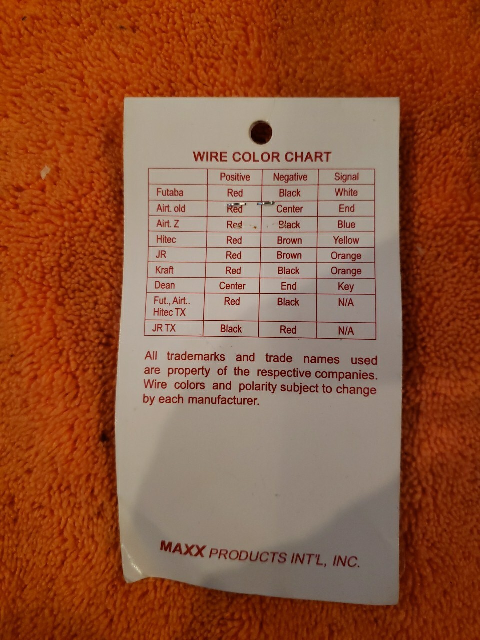 Maxx products – MPI Hitec, JR 18″ Extension – AWG 22 heavy Wire – New!
