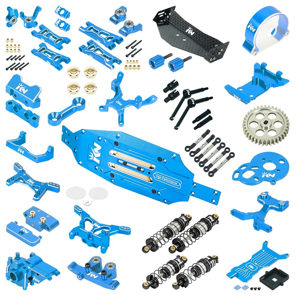 KingNexx CNC Performance Combo Package (BLUE) – Losi Micro-B