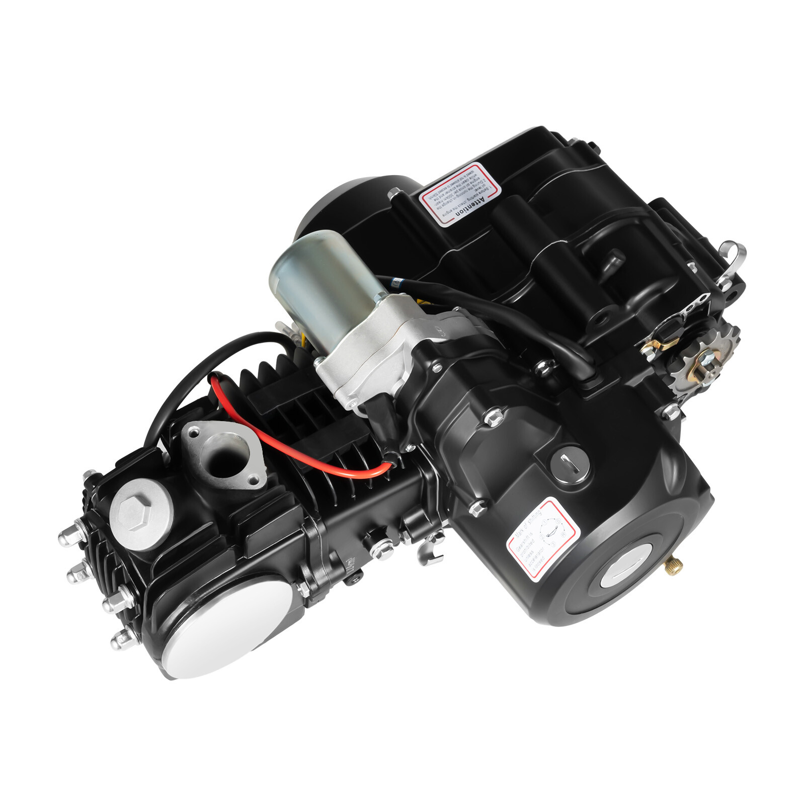 125cc 4stroke ATV Engine Motor Semi-Auto w/Reverse Electric Start Fit GO Karts!