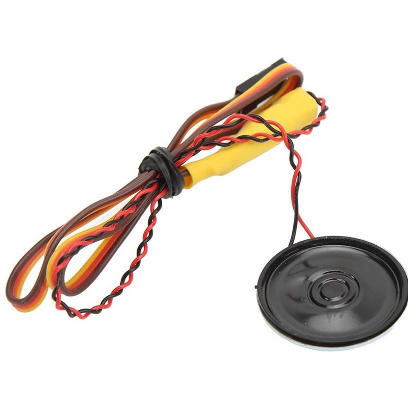 Control For 1/8 1/10 RC Car TDM 90dB RC Mini Siren Horn Speaker Manual Remote