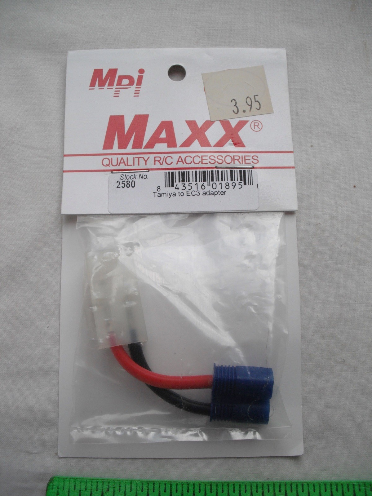 Maxx Products Mpi 2580, Tamiya to EC3 Adapter, Cable Wire, RC R/C Plane Airplane