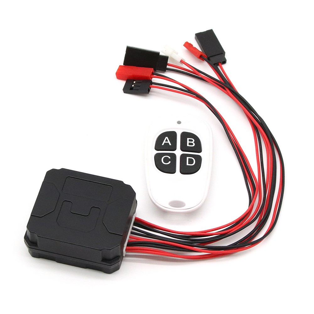 New Electric Winch Remote Controller Light Group Switch For RC TRX-4 SCX10 D90 a