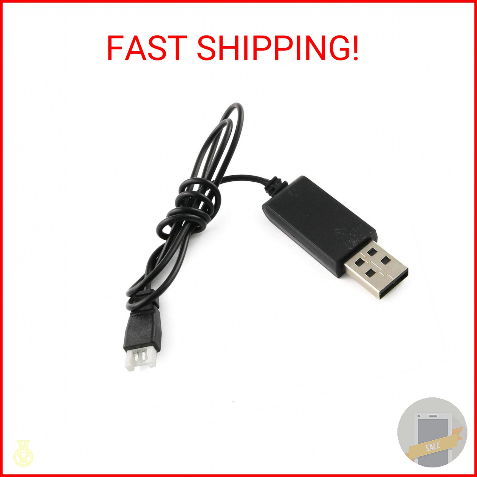 E-outstanding Data Cable 3.7V USB Lithium Battery Charging Charger Cable XH2.54