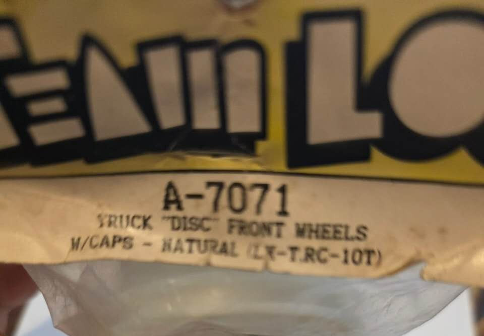 Team Losi #7071 Natural Truck Disc Front Wheels w/Cap LXT XXT Rc10t