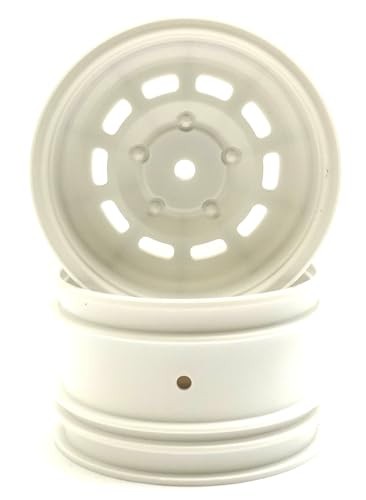 Kyosho 10 hole wheels for 2.2 inch (Rear/White/2 pieces) LAH002W LAH002W UPC:454