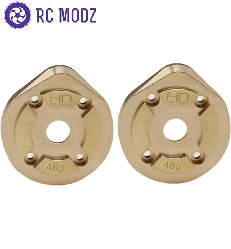 Hot Racing AUTB21CH Axial SCX10 III Capra 48g Portal Brass Knuckles