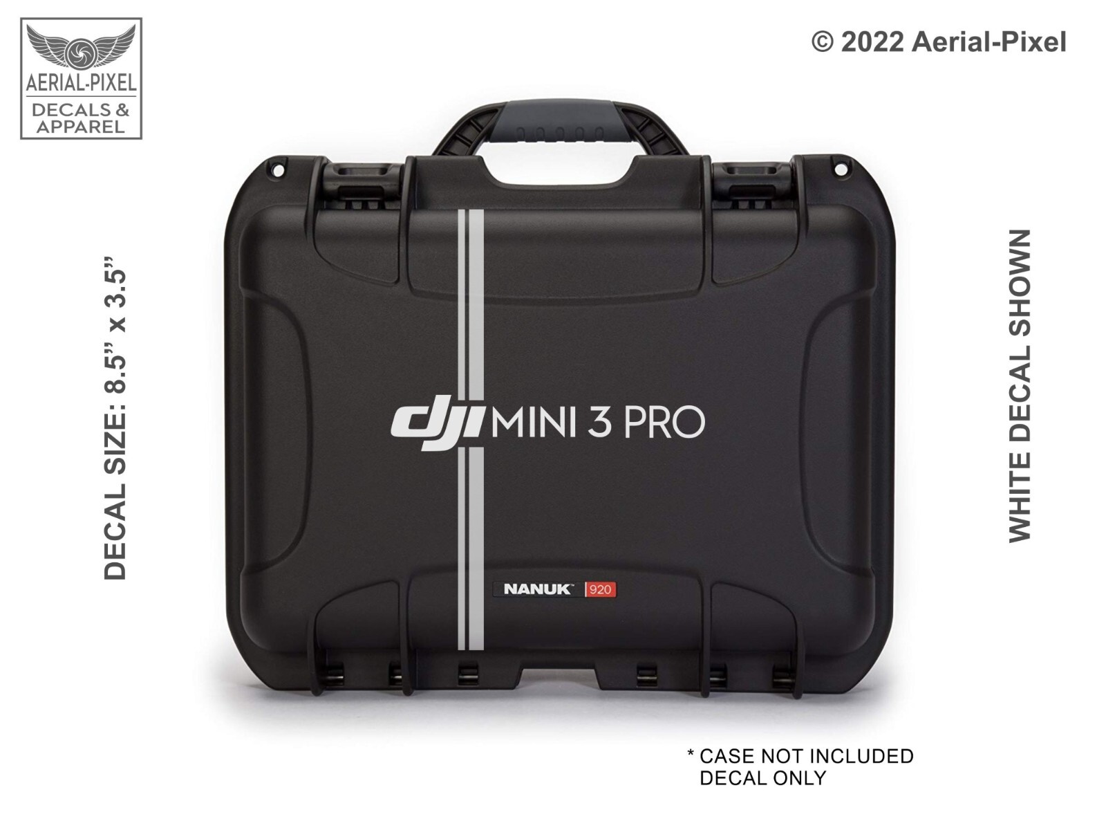 DJI Mini 3 Pro Drone Case Decal for Nanuk Pelican GoProfessional GPC & More