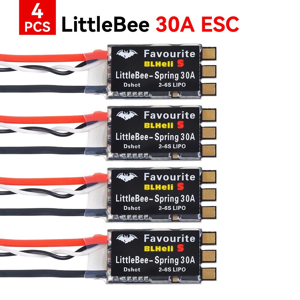 9IMOD RC Drone Favourite FVT LittleBee 20A/30A ESC BLHeli_S OPTO 2-6S Brushless