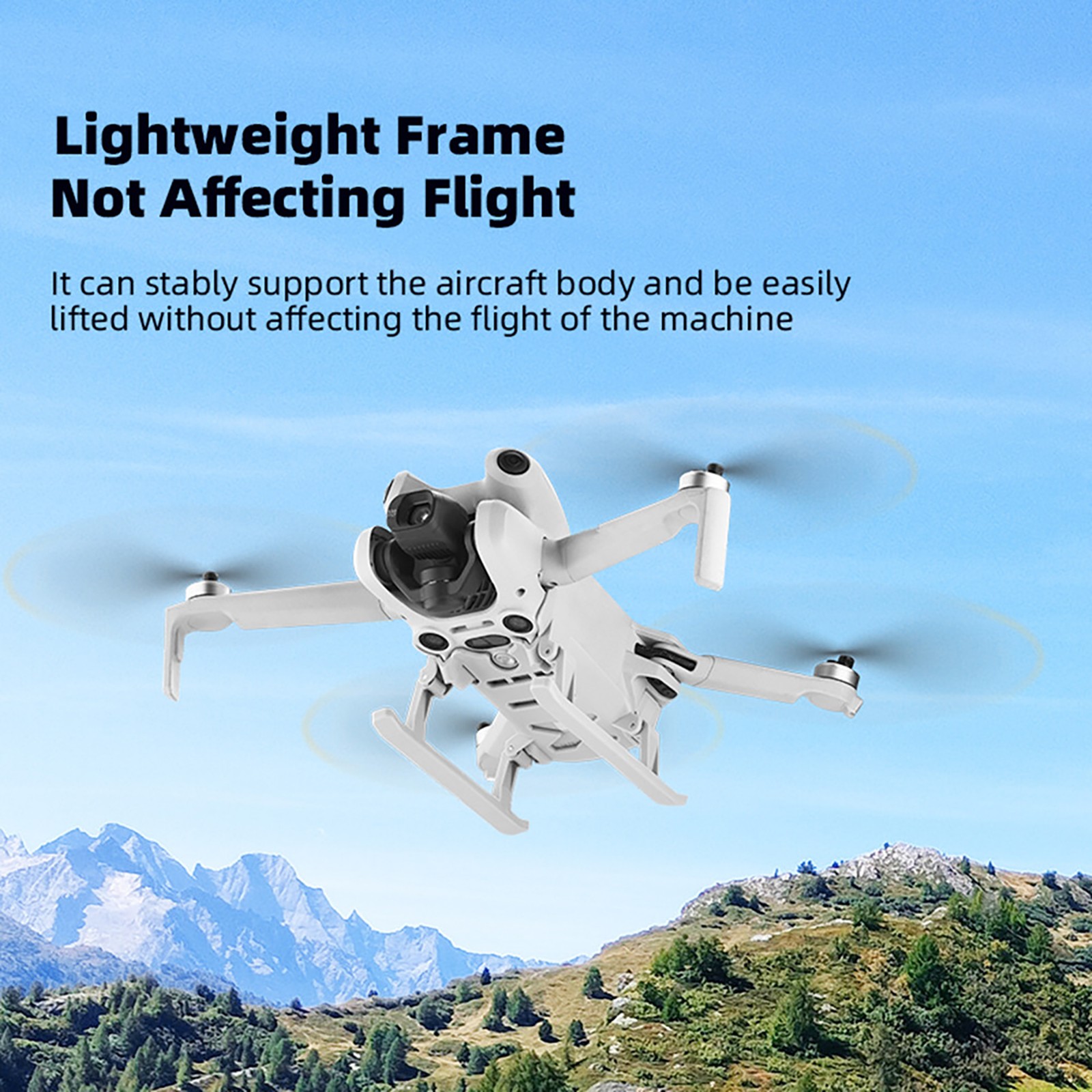For DJI Mini 4Pro Drone Landing Gear Heightened Extend Landing Gear Accessories