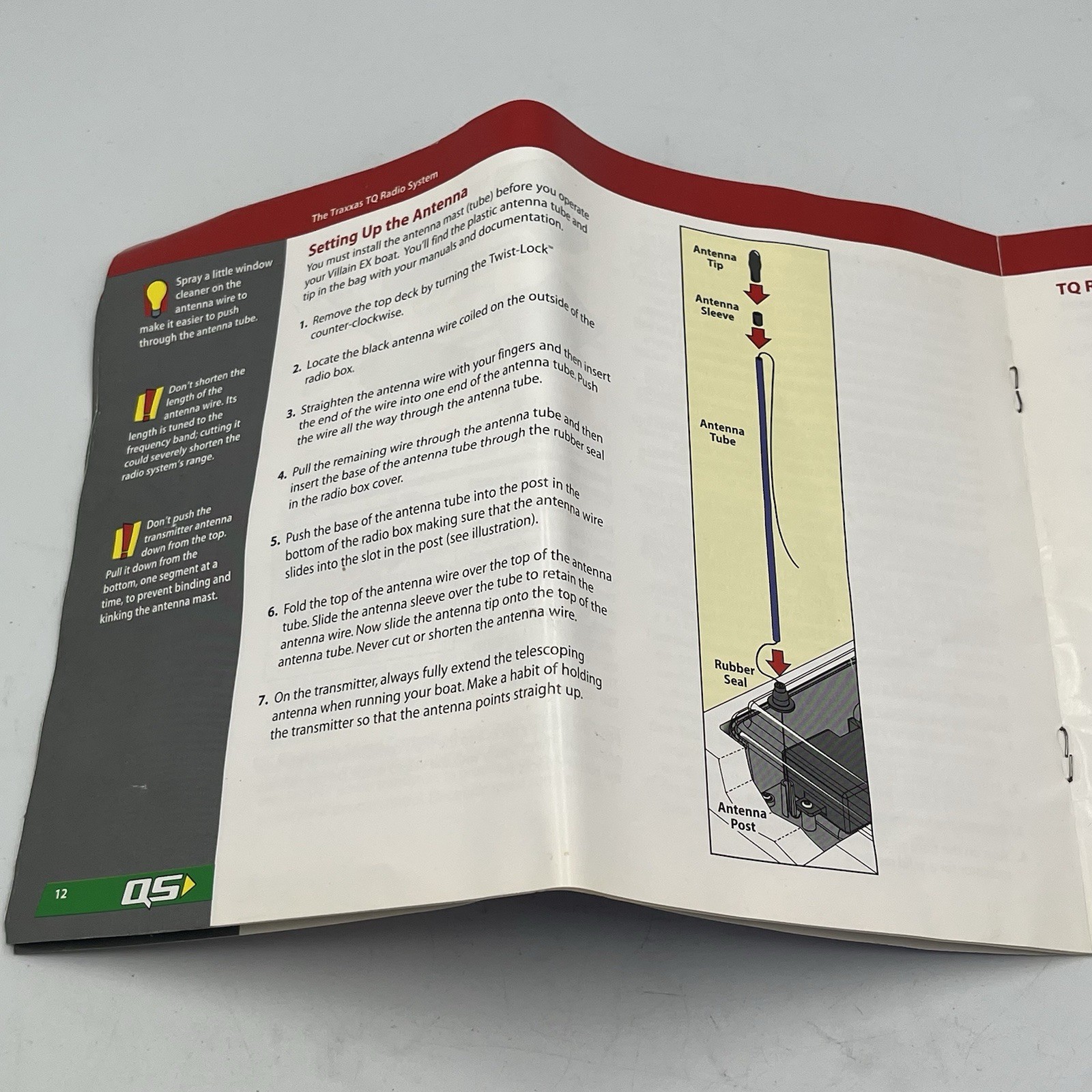 Traxxas Villain EX 1502 Owners Manual Plus Paper Work