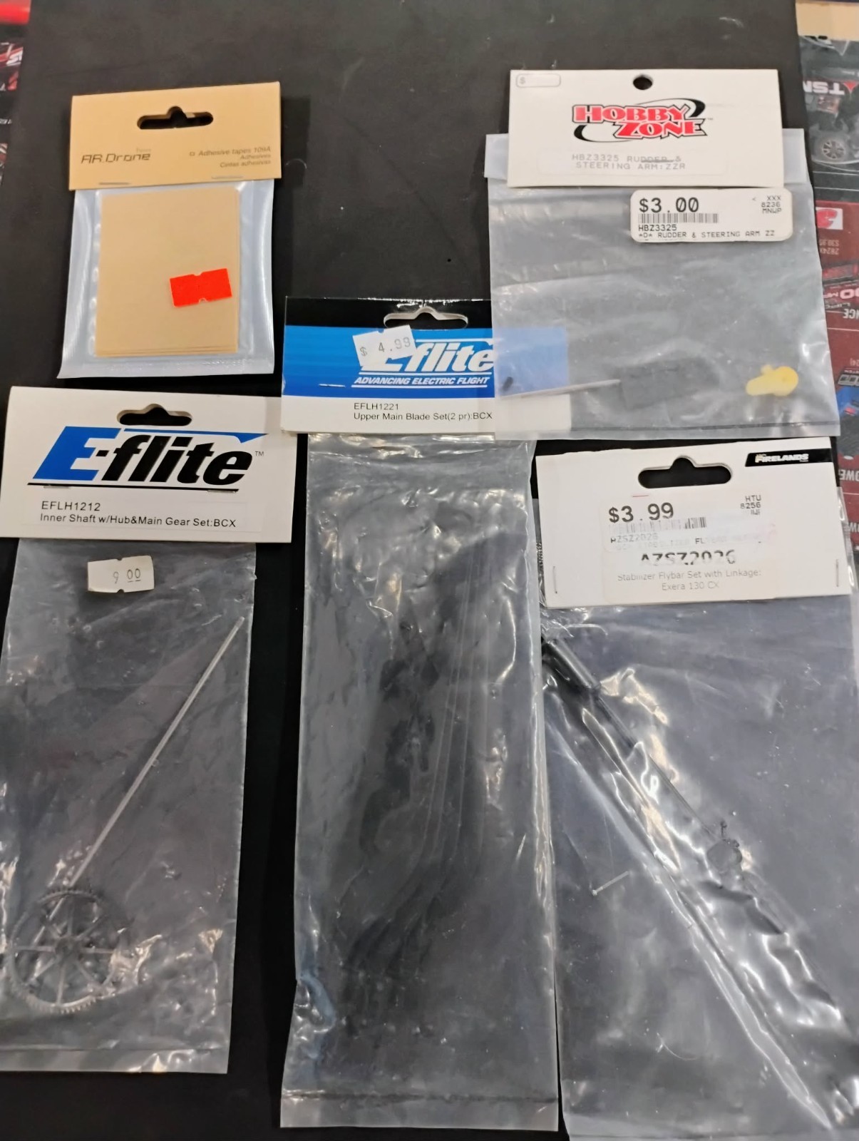 Misc rc heli parts