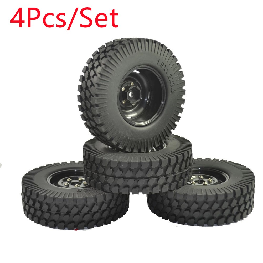 4X 1.9 Inch Crawler Tires 98MM for Axial SCX10 D90 TF2 MST CC01 1:10 RC Crawler