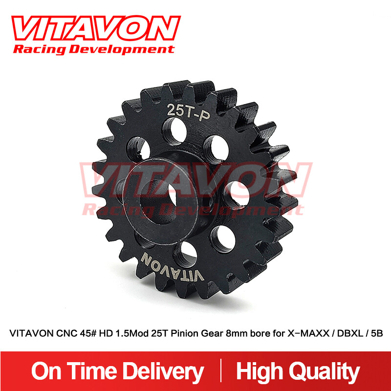 VITAVON HD #45 Pinion Gear 1.5Mod 8mm Bore For X-MAXX/DBXL/5B