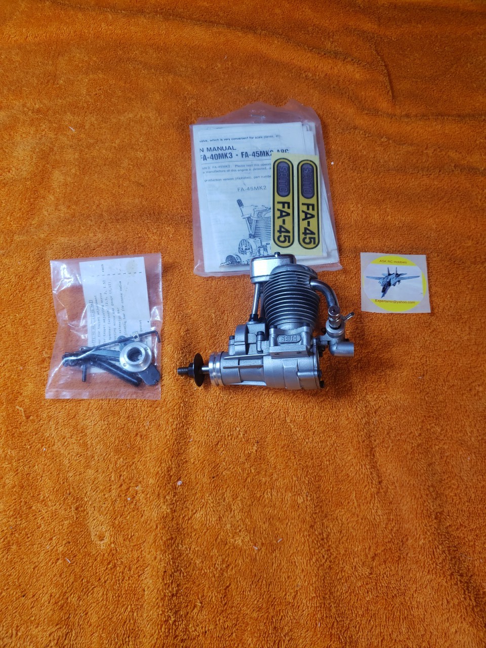 Saito Engine – Saito FA-45 MK2 RC four stroke Motor – FA 45 MK II