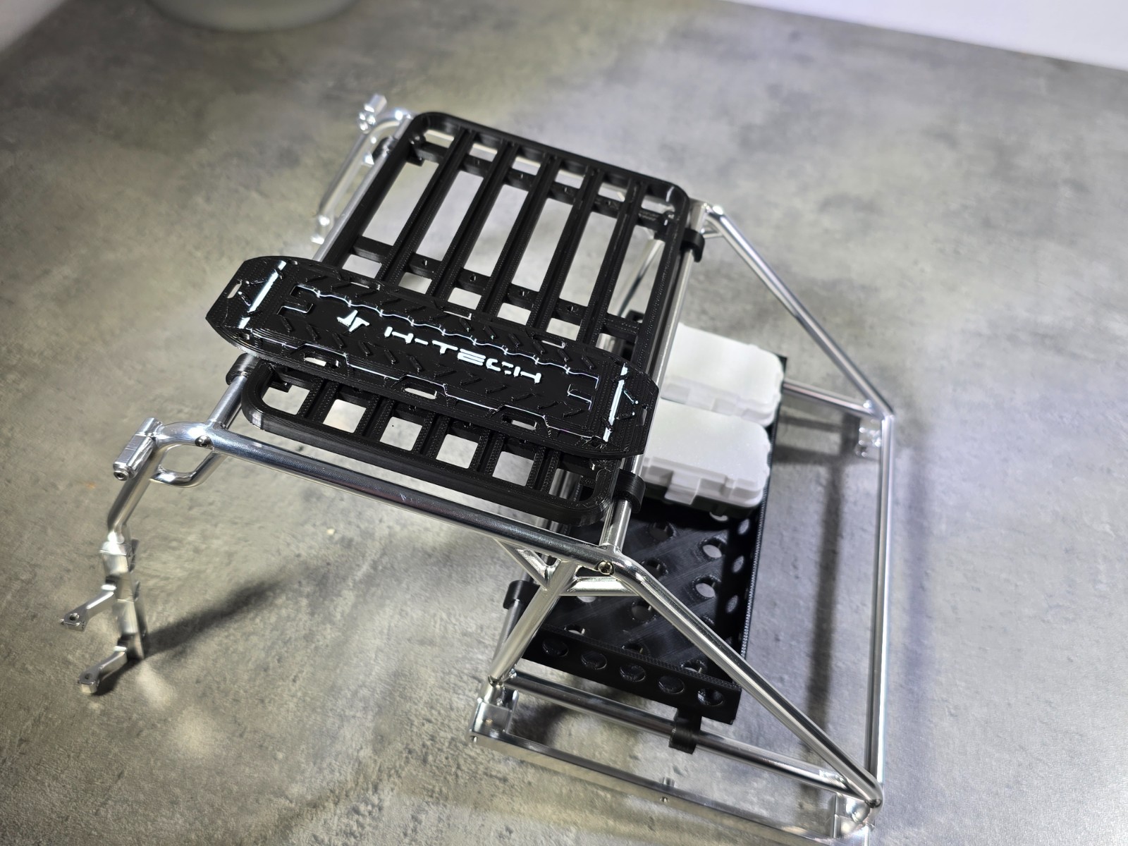 H-TECH RC CNC Aluminum Roll Cage for Axial SCX10 III CJ-7 [AXI03008]
