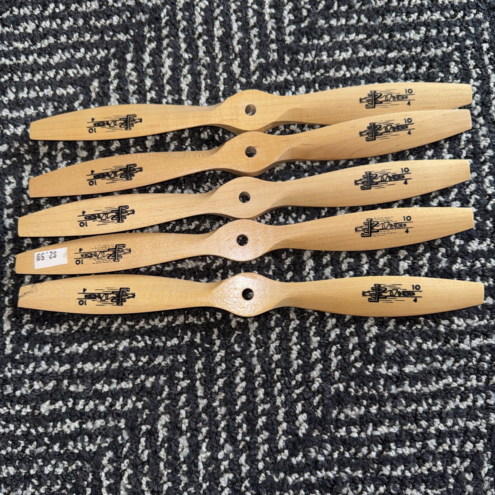 Brand new Zinger 10×4 Wood Propeller Lot Of 5