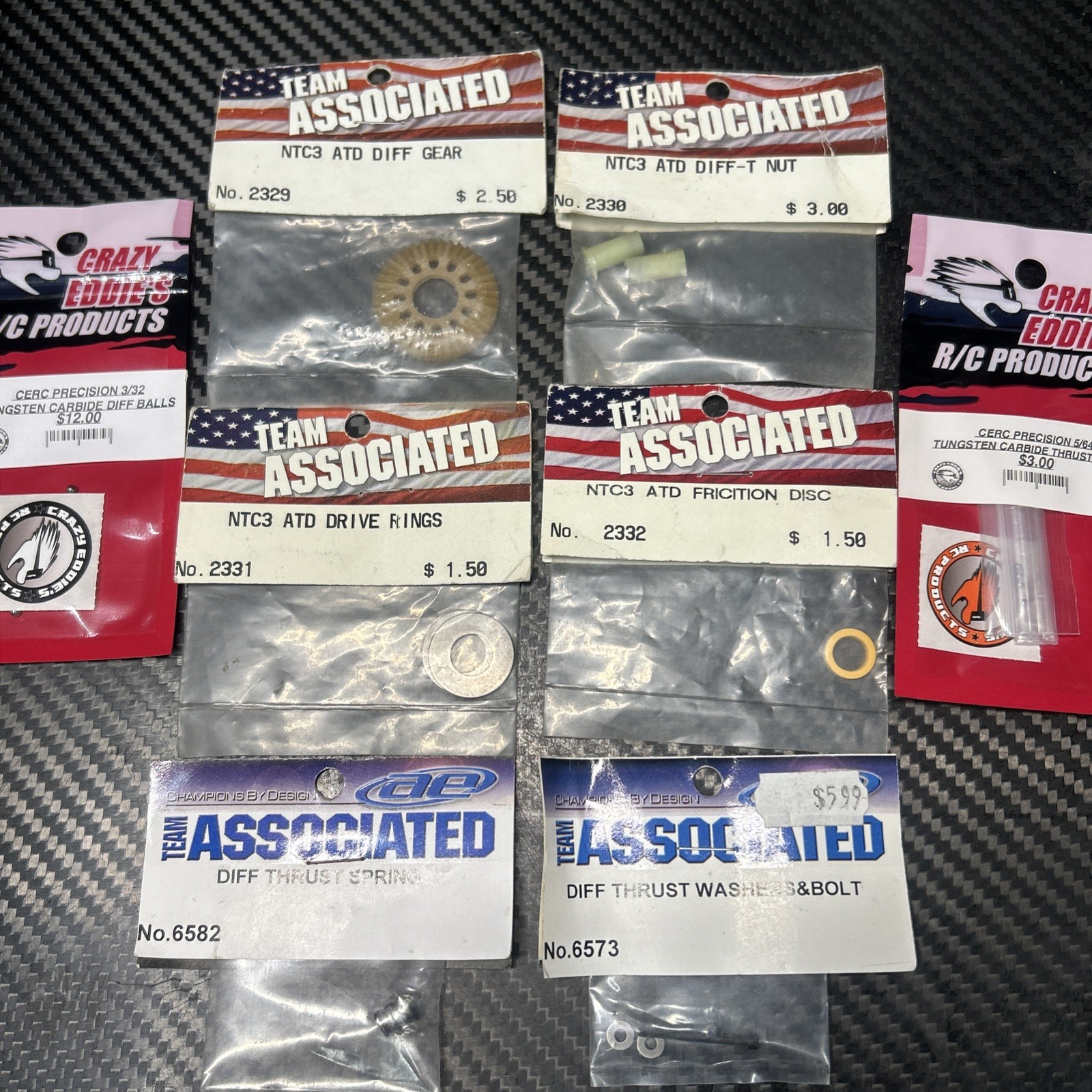 Team Associated NTC3 TC3 ATD Service Lot – ASC2334 All NIP – 2329 2330 2331 2332