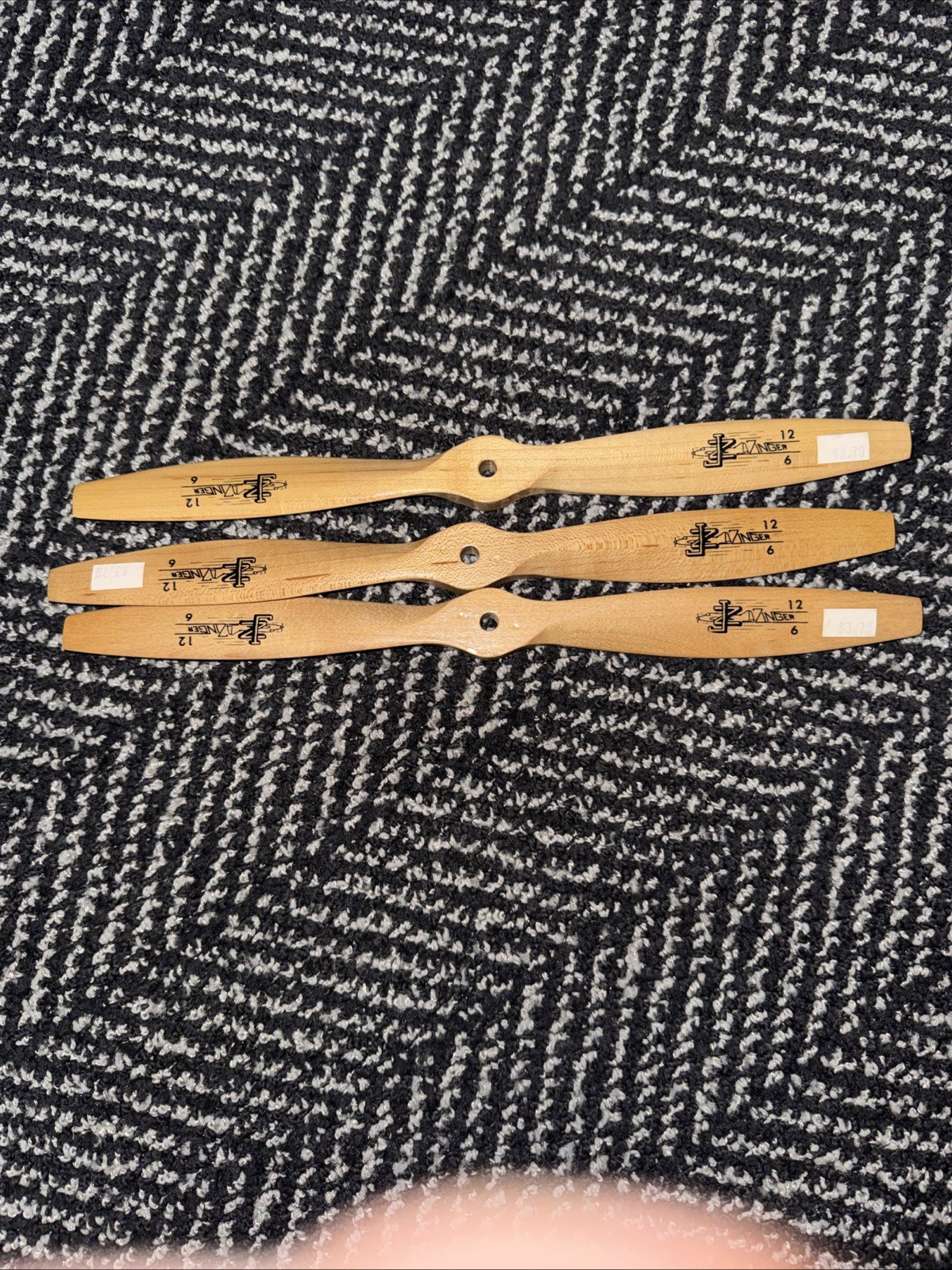 Brand New Zinger 12×6 Wood Propeller Lot Of 3