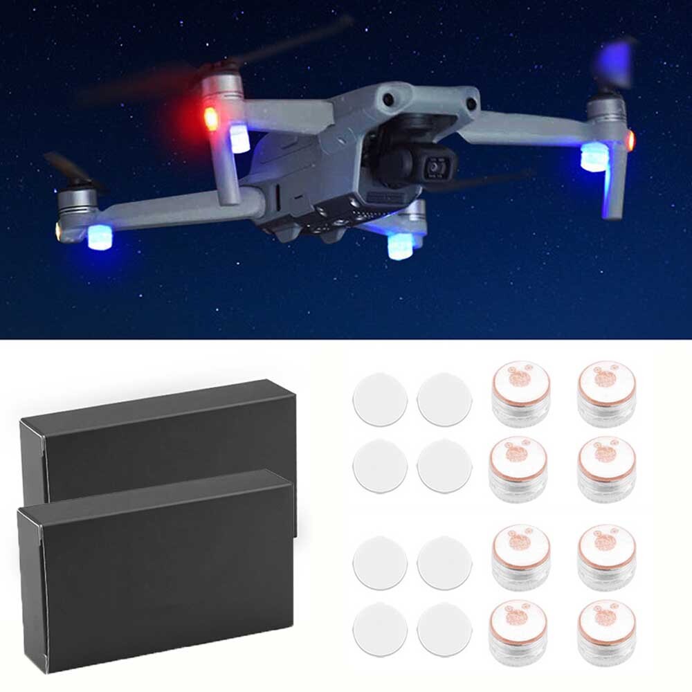 8 set Drone Strobe Light Emergency Lightweight Flash Signal Lamp for DJI Mini 2