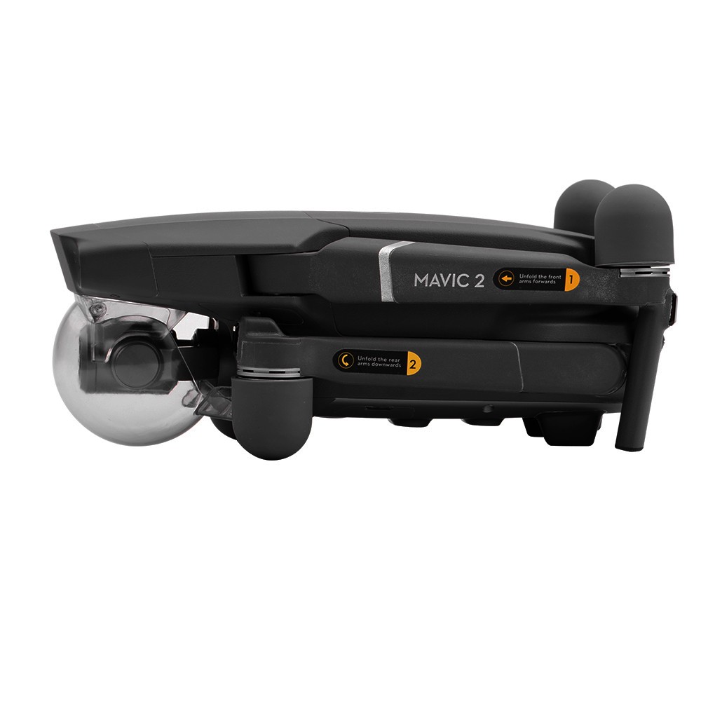 Transparent HD Gimbal Camera Lens Sun Hood Cap Cover For DJI MAVIC 2 PRO Drone A
