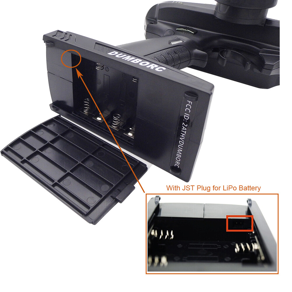 DUMBORC X6 2.4G 6CH Transmitter + X6FG Gyro Receiver for RC Car Boat Marine Tank