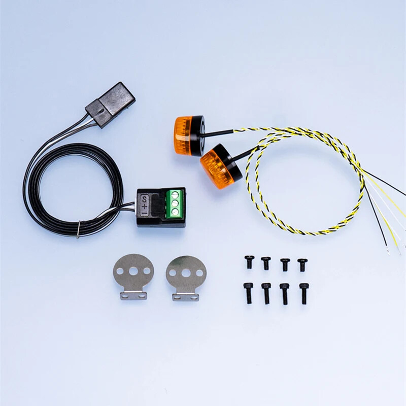 1 Pair Rotating Light for 1/14 Tamiya RC Truck Scania 770S King Hauler MAN VOLVO