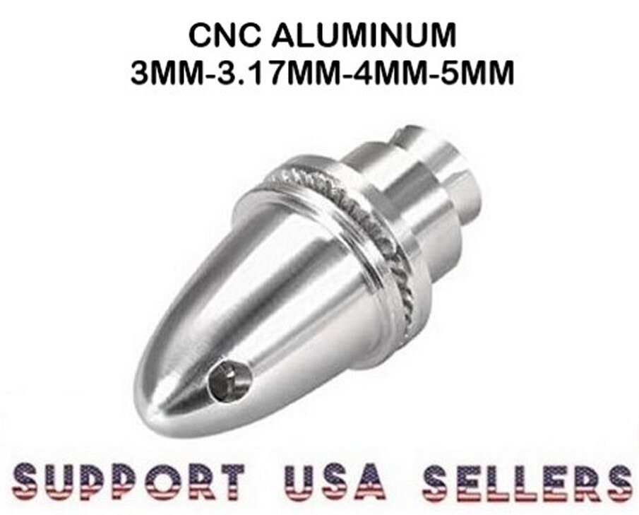 CNC MACHINED PROP ADAPTER -3MM-3.17MM-4MM-5MM