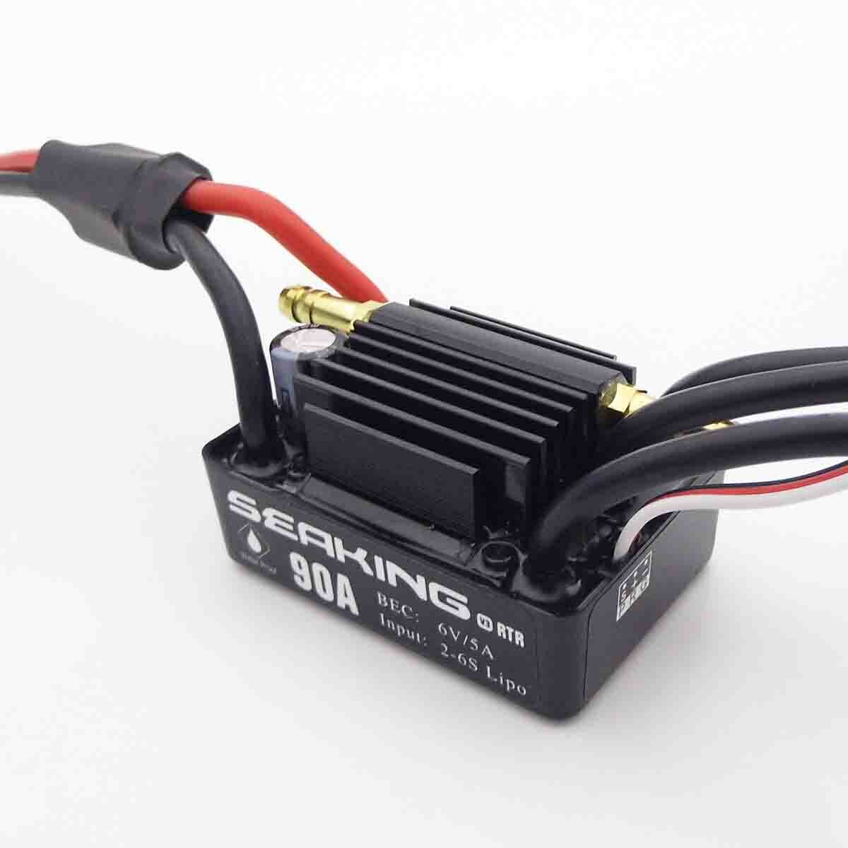 Hobbywing Seaking 90A ESC Water Cooling ESC for RC Boat Speed Catamaran Yacht
