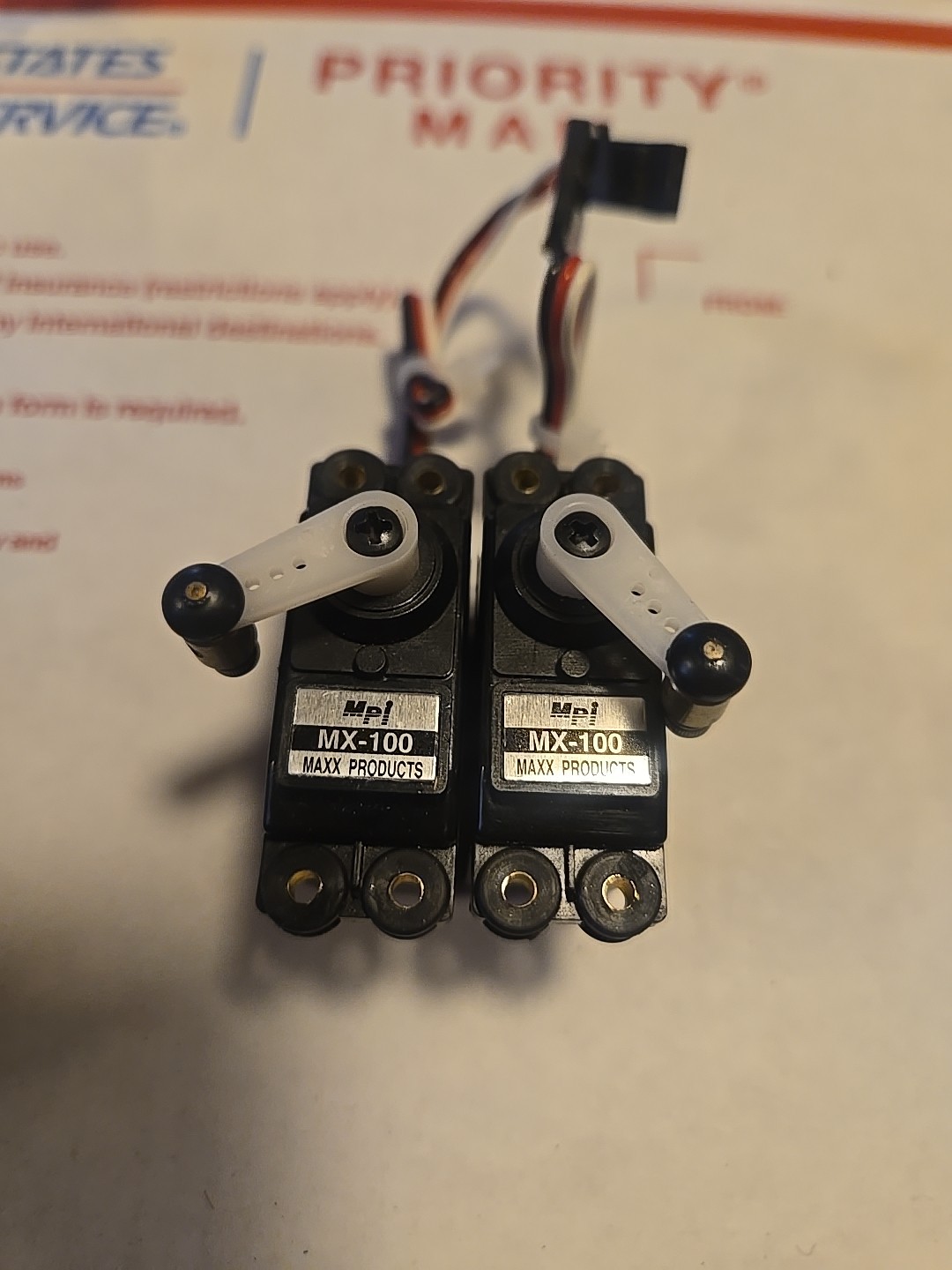 Lot of 2 Maxx Products Mpi MX-100 Servo