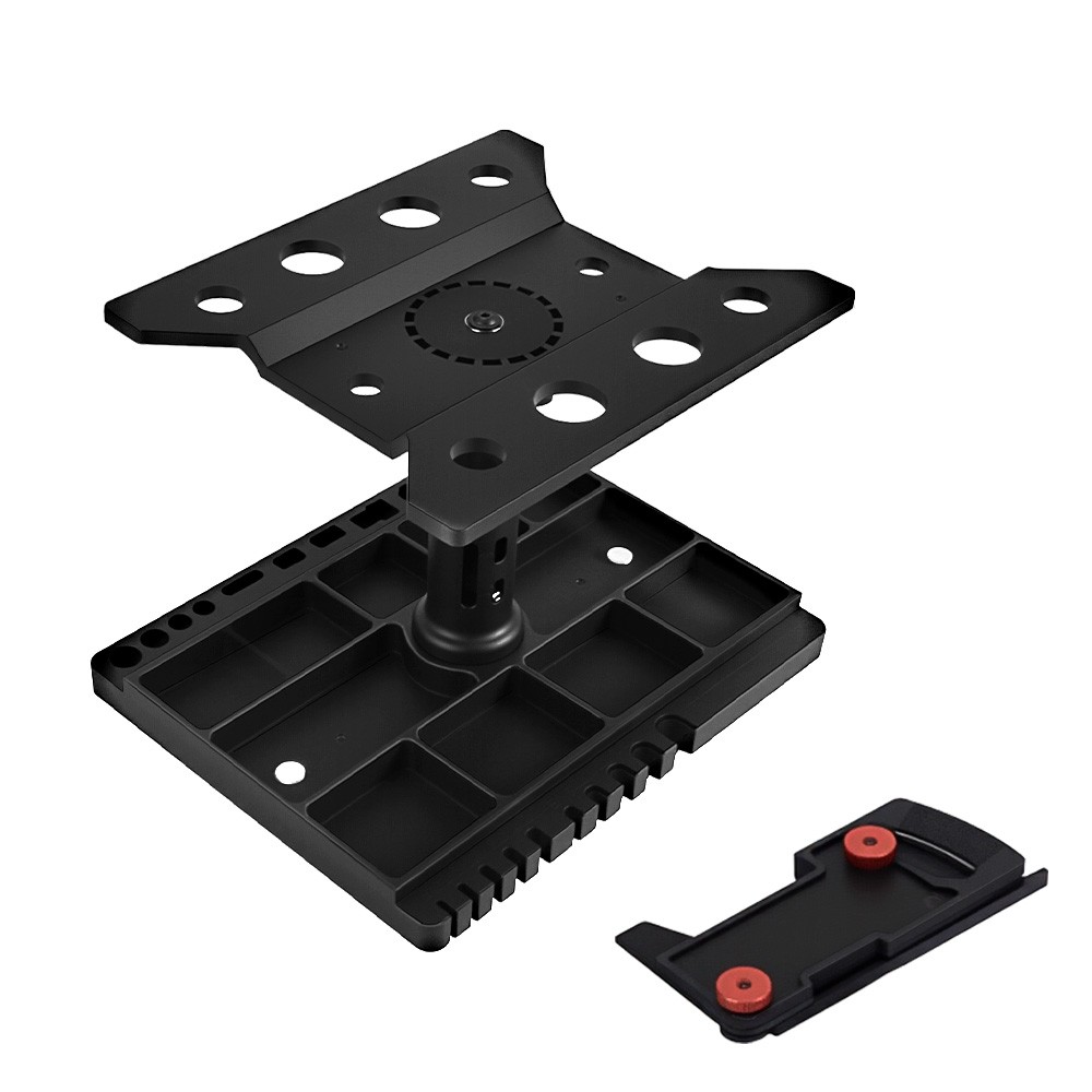 Plastic RC Repair Stand Work Station with angle Ruler for 1/16 1/18 1/20 RC Car