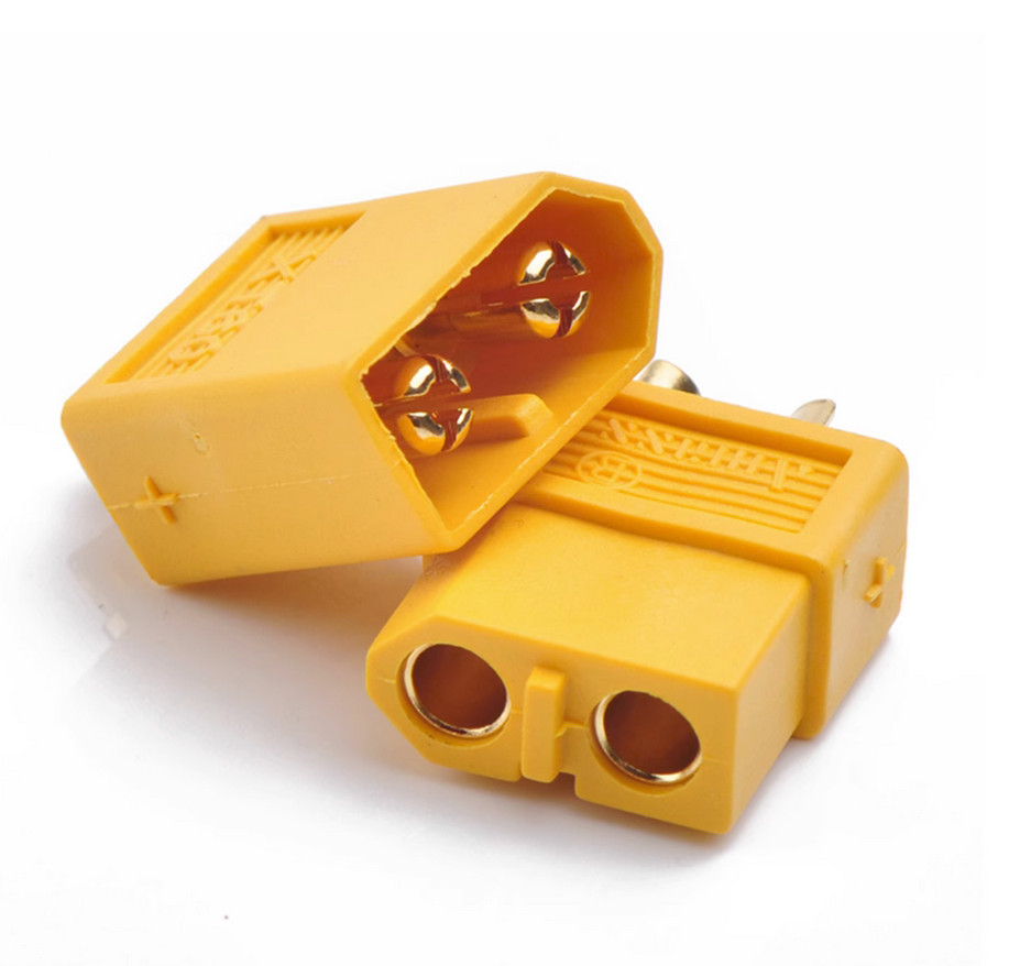 1-20 Pairs Amass XT60 Connectors Plugs Gold Plated UL XT60U XT60H Plug 60A