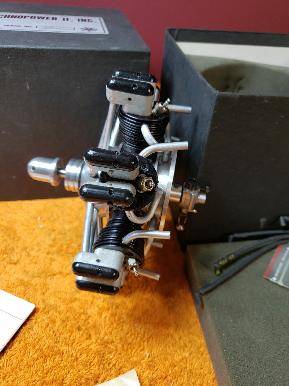 Technopower II Inc. Techno Power 7 Cylinder 4C RC Classic Radial Motor