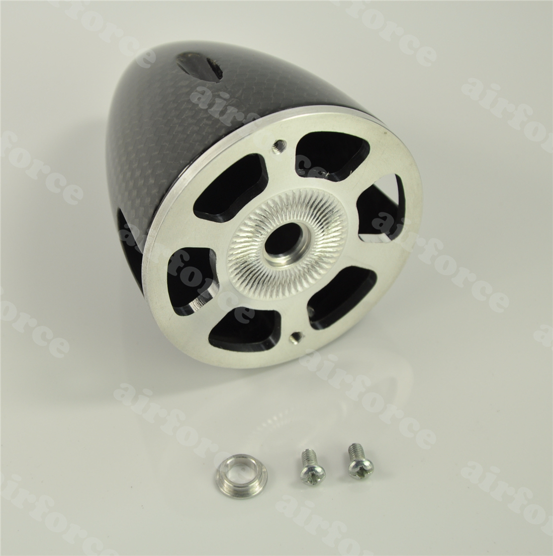 2 Blade 2.75inch Carbon fiber Spinner W/Aluminum Backplate Electric Plane FM