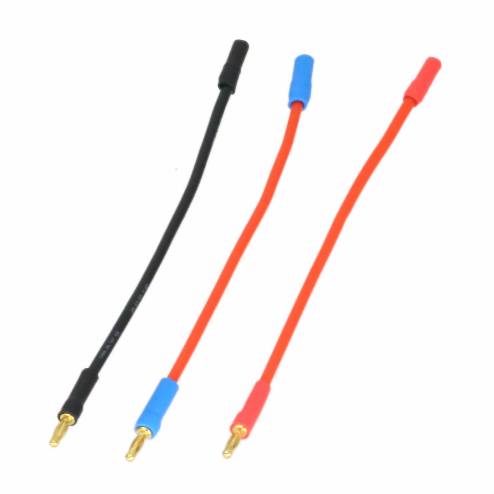 1set RC Brushless Motor Controller ESC Bullet 2mm M/F 16AWG 4~20″ Extension wire